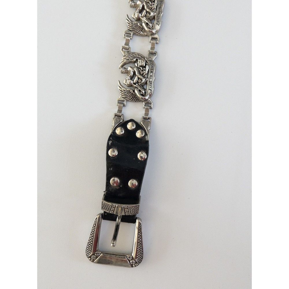 Live‎ To Ride Motorcycle Metal Belt Size Small 28-30 - Picture 2 of 8